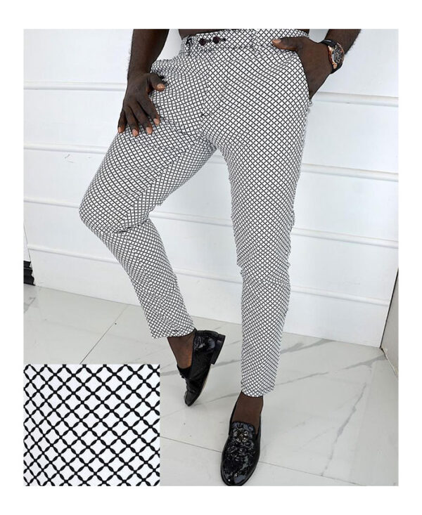 Black & White Casual Pants