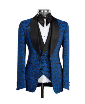 Blue and Black Tuxedo