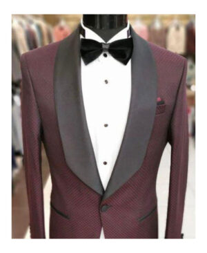 Burgundy Wedding Tuxedo