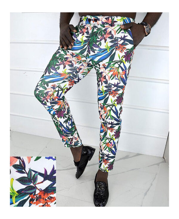 Flower-Casual-Pants