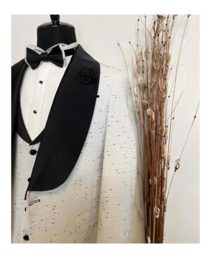 White-&-Black-Groom-Velvet-Tuxedo