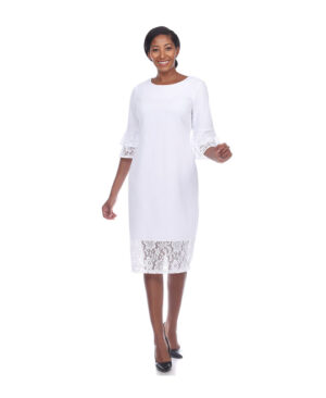White-Lacey-Casual-Dress