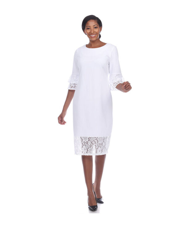 White-Lacey-Casual-Dress